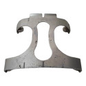 Suporte Paralama Dianteiro Honda Cg 160 16/24 Orig 57529 Prateado