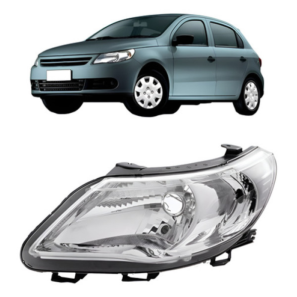 Farol Gol G5 2009 2010 2011 2012 Foco Simples