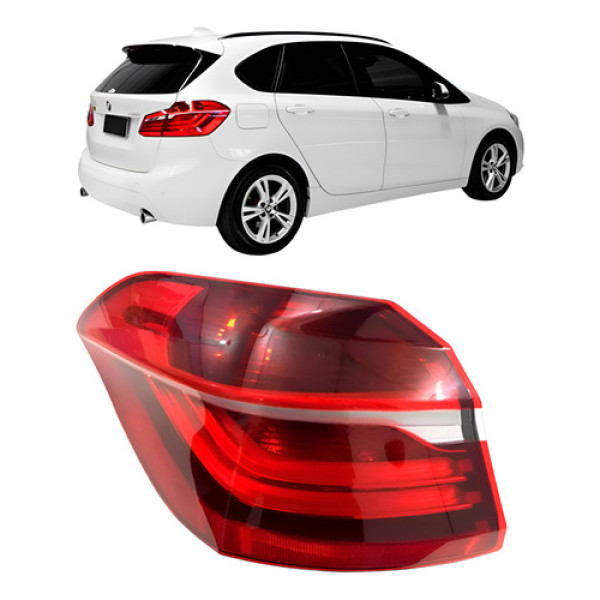 Lanterna Traseira Bmw Serie 2 Tourer 2015 A 2018 Canto Led Esquerdo/motorista