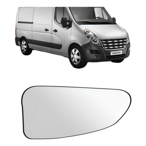 Lente Retrovisor Renault Master 2013 Á 2018 Inferior