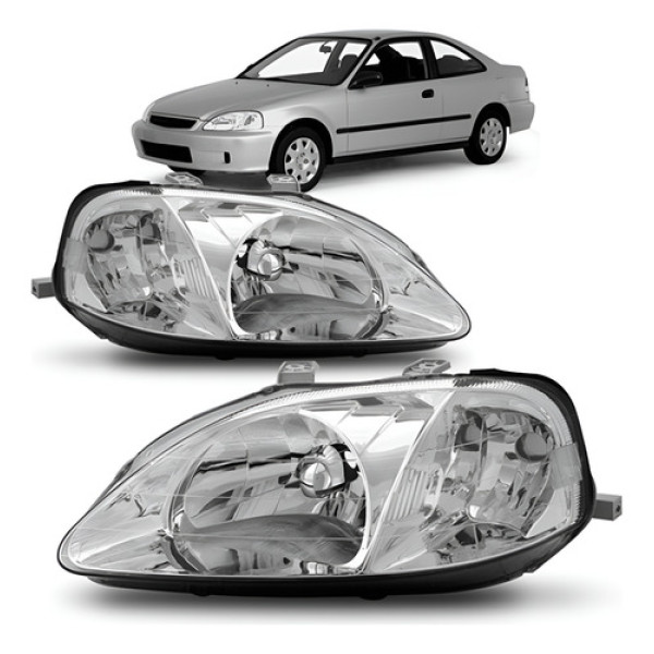 Farol Honda Civic 1999 2000