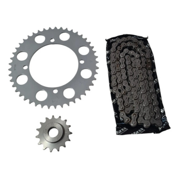 Kit Relação Xt600 Xt 600 95/04 (aço 1045) 45/15 520hx108 Cinza