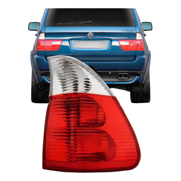 Lanterna Traseira Para Bmw X5 2004 2005 Bicolor