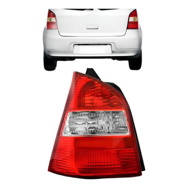 Lanterna Traseira Livina 2009 10 11 12 13 2014 Novo Bicolor