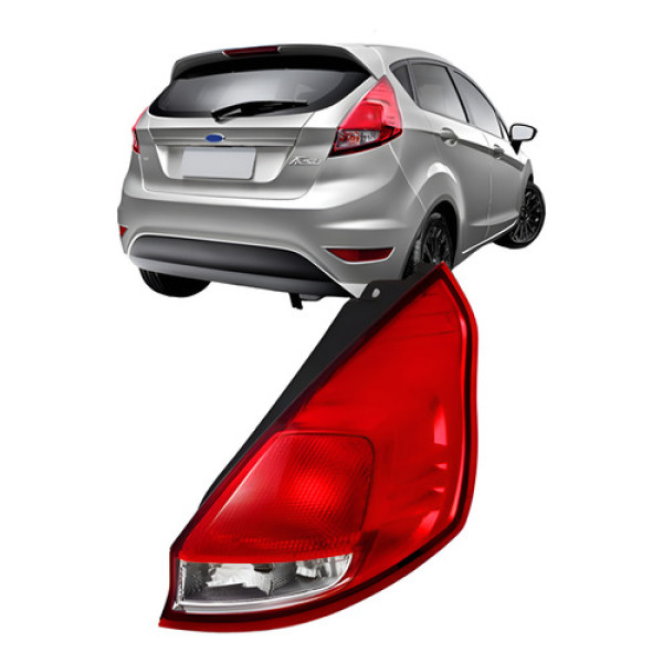 Lanterna Traseira Para Ford New Fiesta Hatch 2011 2012 2013