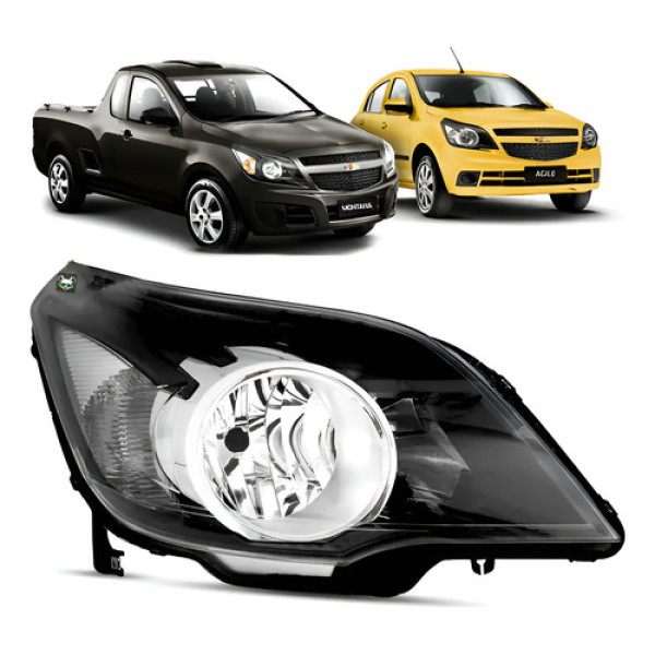 Farol Agile 2009\\2014 Montana 2011\\21 Direito Mascara Negra Direito/passageiro