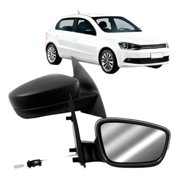 Par Retrovisor Gol G6 2013 A 2016 Texturizado C/ Controle