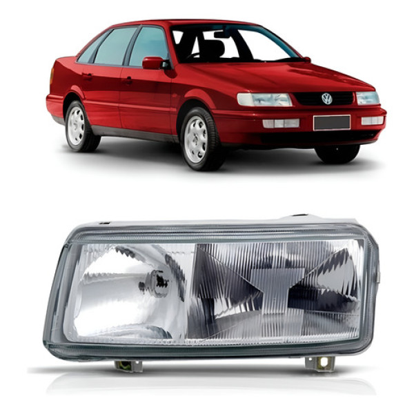 Farol Passat 1993 1994 1995 1996 Foco Duplo Modelo Original