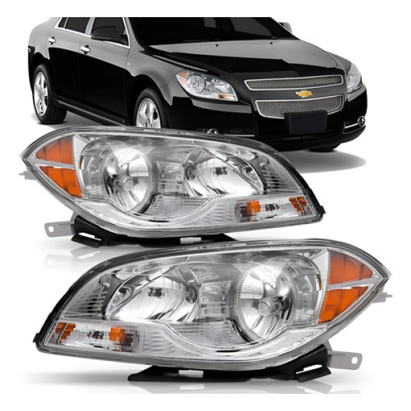 Farol Chevrolet Malibu 2008 2009 2010 2011 Direito/passageiro