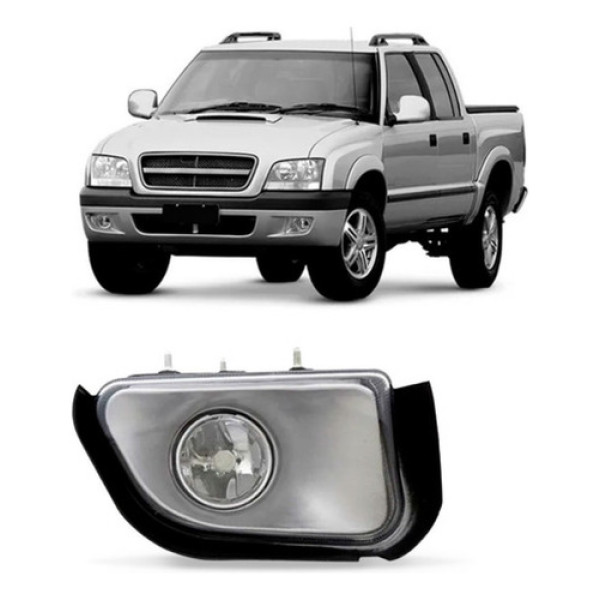 Farol Milha Auxiliar S10 Pit-bull 2001 02 03 04 05 06 A 2011