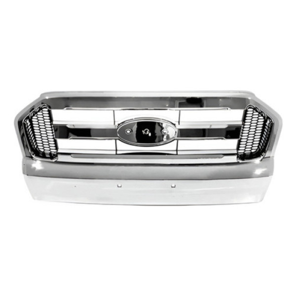 Grade Dianteira Ford Ranger 2017-2019 Cromada Nova