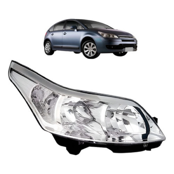 Farol Citroen C4 Pallas Hatch 2007 08 09 10 11 12 2013 Tyc