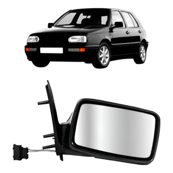 Retrovisor Vw Golf 1995 1996 1997 1998 C/ Controle