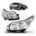 Farol C4 Pallas 2004 A 2011 Hatch Eletrico Com Motor