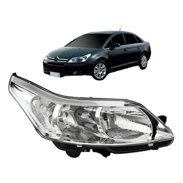 Farol C4 2008 Até 2014 Pallas Hatch Eletrico Com Motor