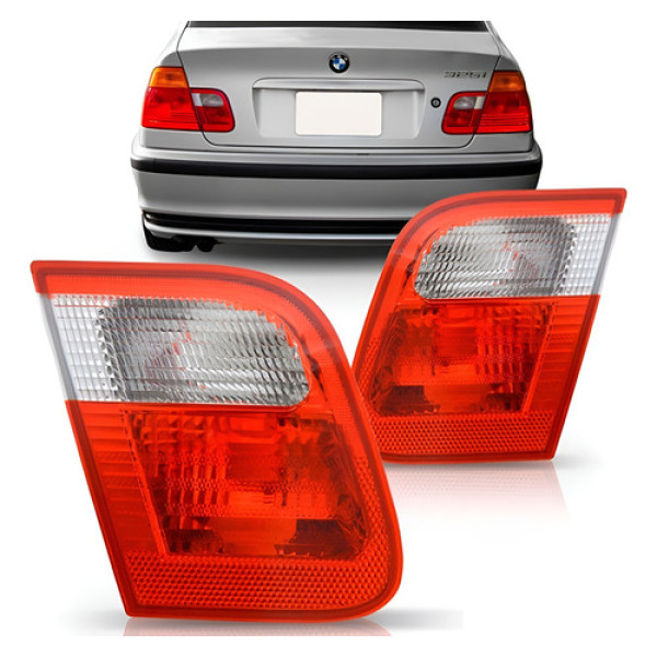Lanterna Traseira Bmw Serie 3 1999 2000 2001 Tampa Mala