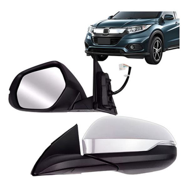 Retrovisor Hrv 2015 A 2021 Eletrico Com Pisca Com Aquecedor