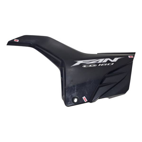 Carenagem Lateral Esq Honda Cg 160 Fan 16/24 Detalhes 57541 Preto