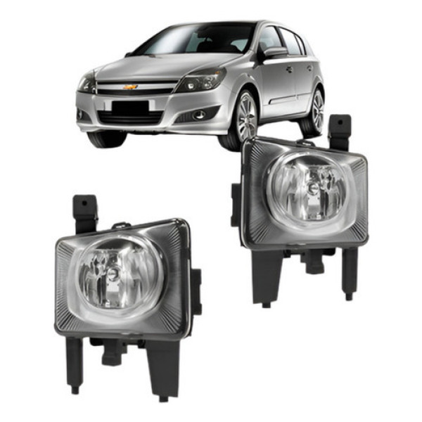 Par Farol Milha Auxiliar Vectra Agile Montana 2009 10 11 12
