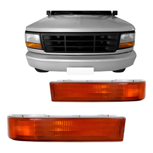Sinaleira Seta Ford F1000 1997 1998 1999 Ambar