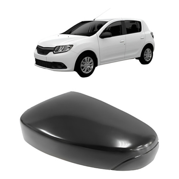 Capa Retrovisor Sandero Logan 2015 Sem Pisca Liso C/garantia