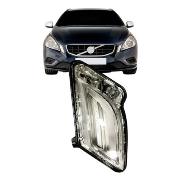 Lanterna Diurna Milha Led Volvo V60 11 A 13 Daylight