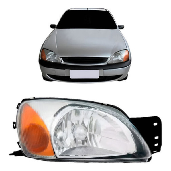 Farol Fiesta 2000 A 2002 Pisca Ambar