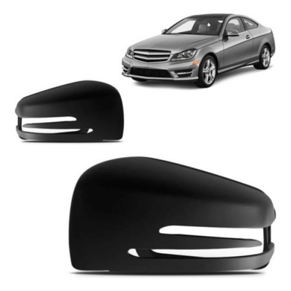 Par Capa Retrovisor Mercedes C200 2008 2009 10 11 12 13 2014