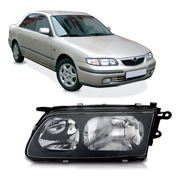 Farol Dianteiro Mazda 626 1998 A 2000 Modelo Original Esquerdo/motorista