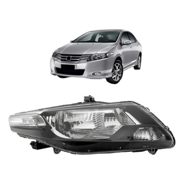 Farol City 2009 2010 2011 2012 2013 2014 Elétrico Com Motor