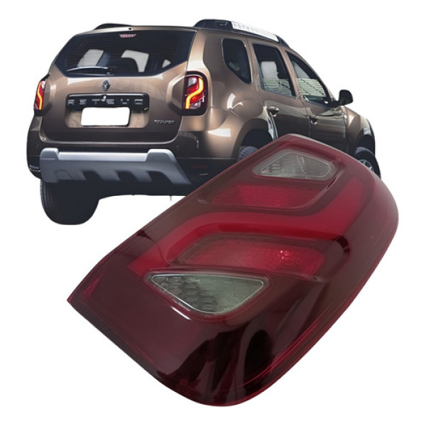 Lanterna Traseira Renault Duster 2015 16 2017 2018 Led Lado