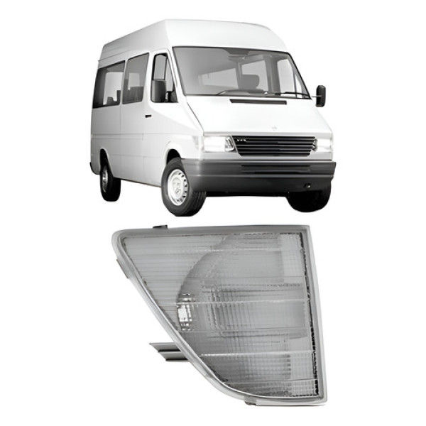 Lanterna Dianteira Pisca Sprinter 95 A 02 Cristal S/soquete