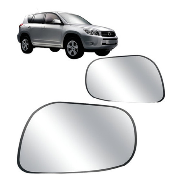 Lente Retrovisor Rav4 2006 A 2008 C/ Aquecimento