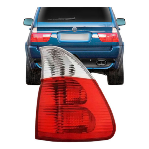 Lanterna Traseira Para Bmw X5 2004 2005 Bicolor