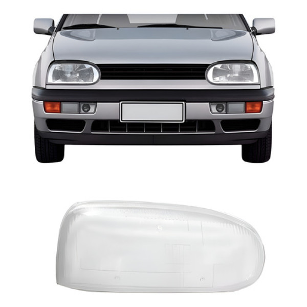 Lente Farol Golf Gl Mexicano Rcd 1995 1996 97 98 1999 Vidro