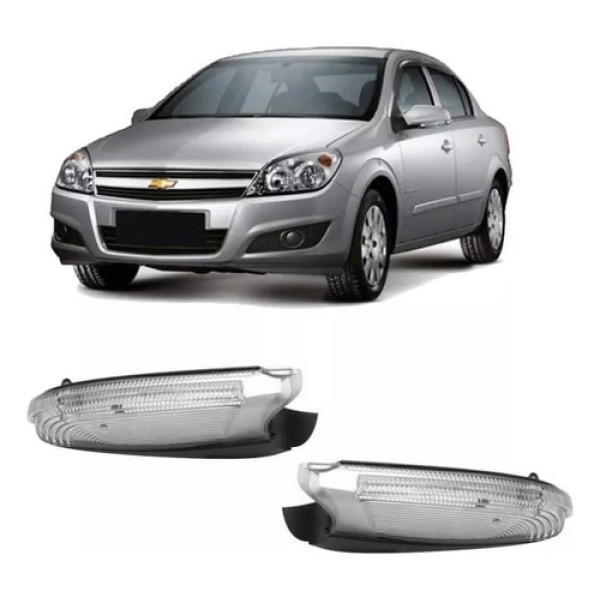 Par Pisca Retrovisor Seta Vectra 2006 2007 08 2012 Metagal