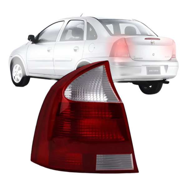 Lanterna Traseira Ré Branca Gm Corsa Sedan 03/12 Esquerdo Esquerdo/motorista