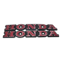 Par Emblema Honda Cb 400 Original Detalhes 49642 Vermelho