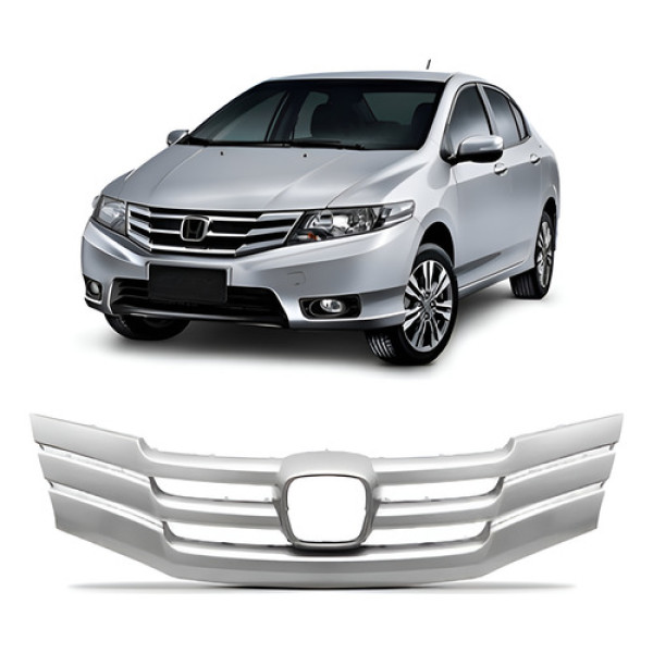 Moldura Grade Radiador City 2009 A 2011 Cromado