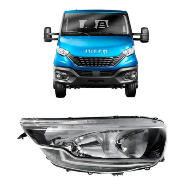 Farol Compatível Com Iveco Daily 2020 A 2022