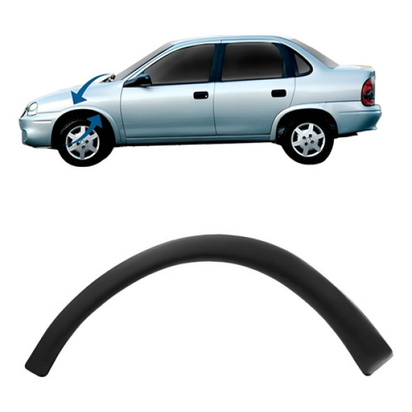 Alargador Vão Roda Dianteiro Corsa Classic 1994/2009 Oferta