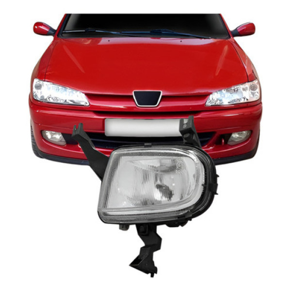 Farol De Milha Auxiliar Para Peugeot 306 98 A 02 Esquerdo