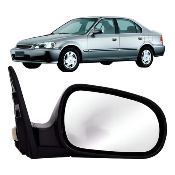 Retrovisor Civic 1996 97 98 99 2000 Eletrico