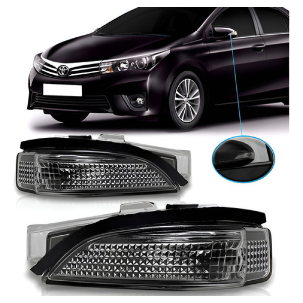 Par Pisca Retrovisor Corolla 2014 2015 2016 2017 2018