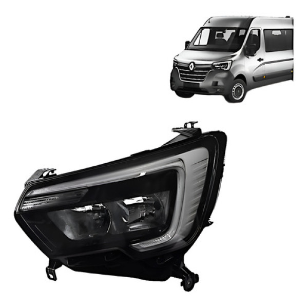 Farol Master 2022 2023 2024 Elétrico Com Motor Drl Esquerdo Esquerdo/motorista