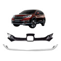 Grade Para Honda Crv 2015-2017 + Friso Inferior Cromado