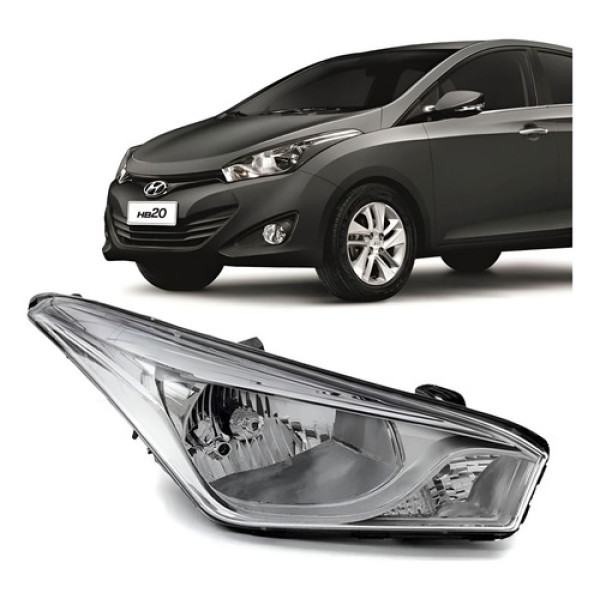 Farol Hb20 Hb20s Hb20x 2012 2013 2014 2015 Á 2019 Cromado