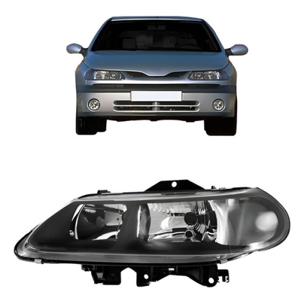 Farol Laguna 1999 A 2001 Foco Duplo Esquerdo/motorista