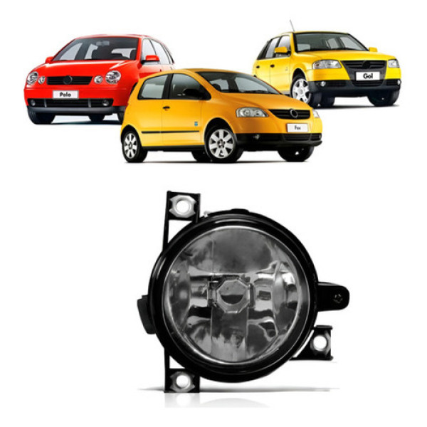 Farol Milha Auxiliar Gol Polo Fox G4 2004 2005 2006 07 2008