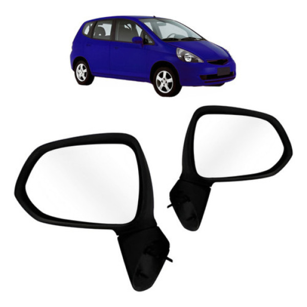 Par Retrovisor Fit 2003 2004 2005 2006 2007 2008 Fixo